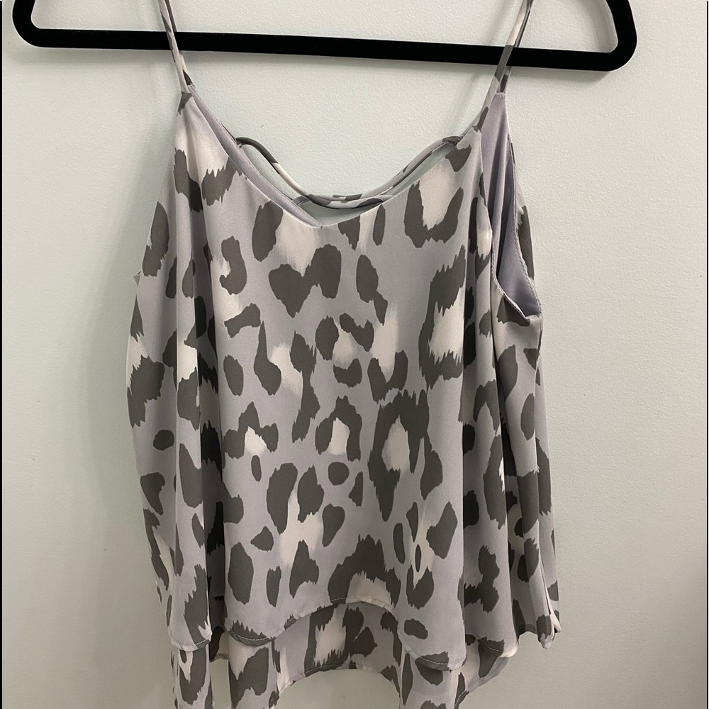Peach Love California Leopard Print Cami
